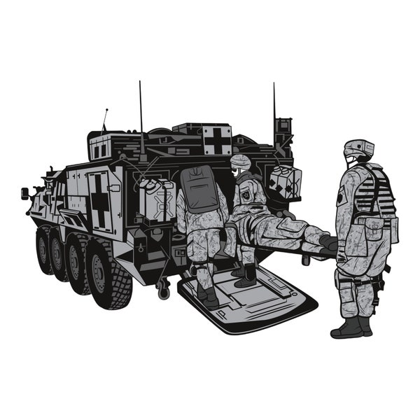 DIGITAL FILE-Army Ambulance-Combat Medic-Veteran-Soldier-Evacuation