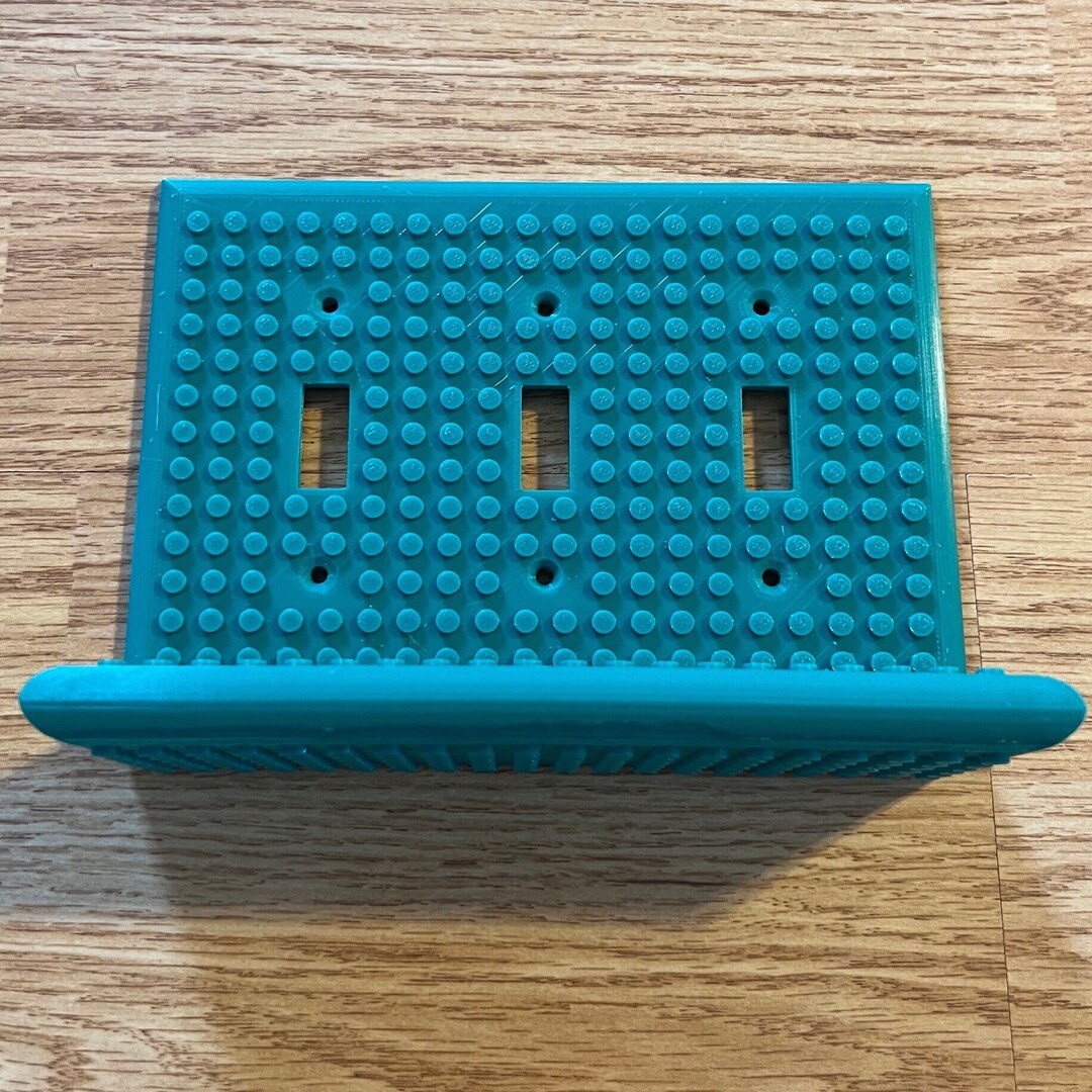 Lego Rocker Switch Lego Compatible Light Switch Cover, 3x Switch, With Mini Shelf. - Etsy
