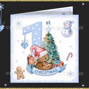 Mi primer kit de tarjetas descargables de Navidad para un niño Descarga digital DESCARGA INSTANTE Etiquetas de regalo Decoupage Tarjeta de niño lista para imprimir