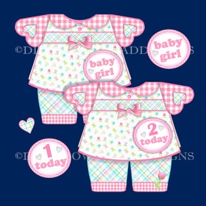 Kit de cartão de menina para download My Trouser Suit Download digital DOWNLOAD INSTANTÂNEO Novo cartão de aniversário de primeiro aniversário de bebê pronto para imprimir