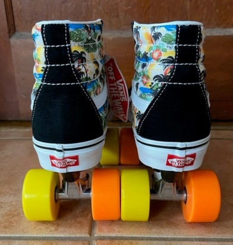 Custommade Vans Sk8hi Rollerskates Size 8 Mens or 9.5 Etsy