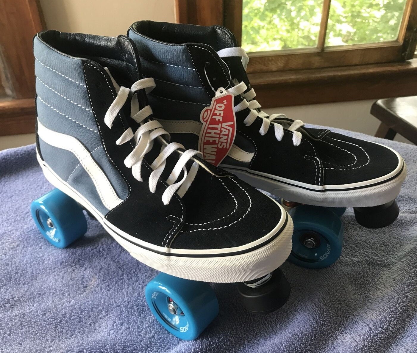 Vampire Custom Vans SK8 HI Shoes 