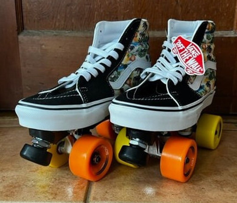 Custommade Vans Sk8hi Rollerskates Size 8 Mens or 9.5 Etsy