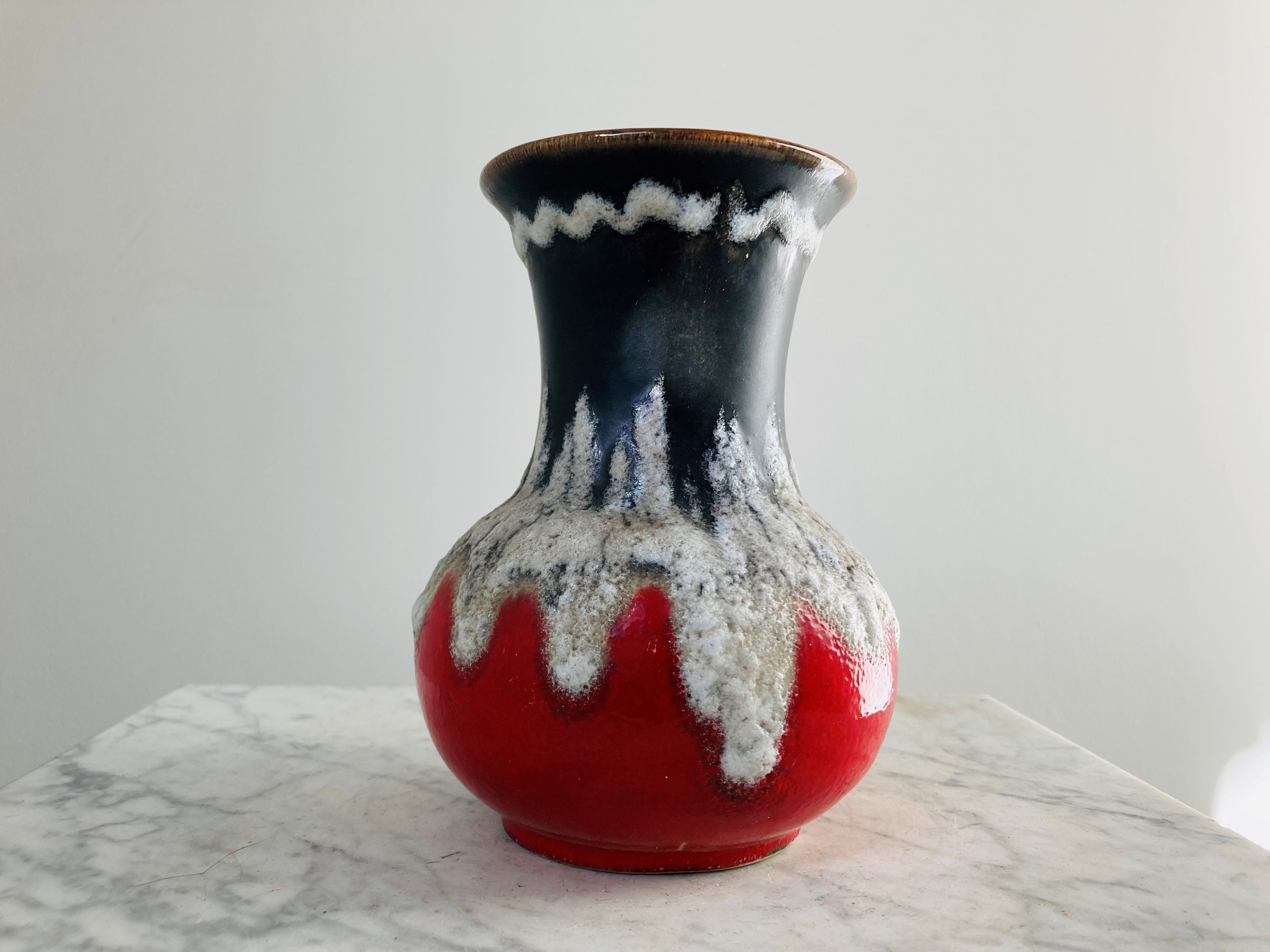BAY.KERAMIK　西ドイツ製 ヴィンテージ 　FAT LAVA West German Fat Lava Bay Keramik Vase 70 14 - Etsy