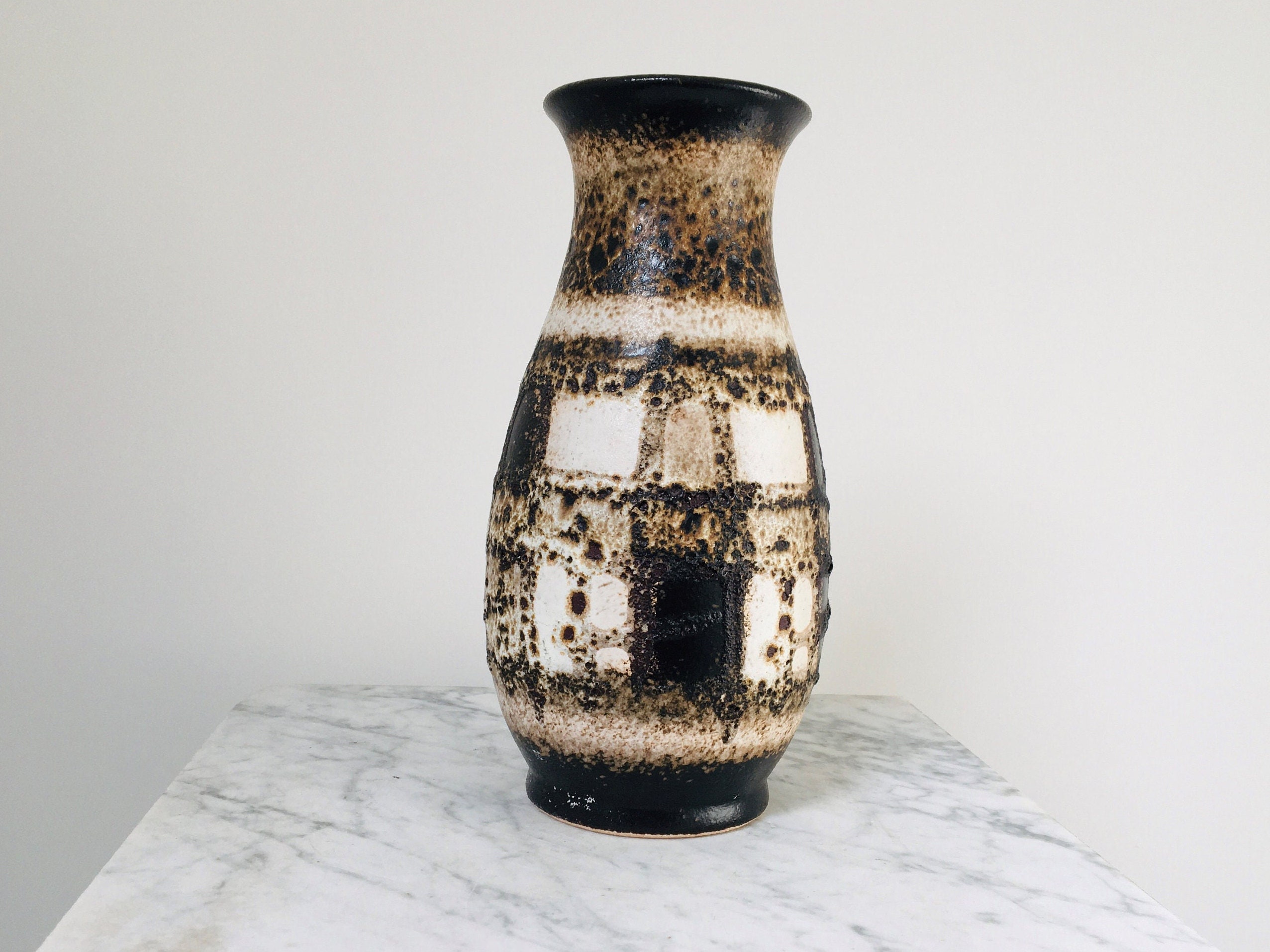 West German Fat Lava Dumler and Breiden Vase 429/22 - Etsy