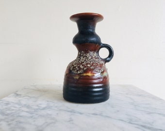 West German Dumler and Breiden Fat Lava Vase 1140-15