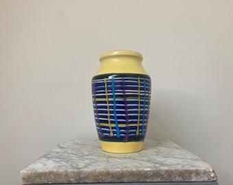 West German Bay Keramik Modernist Abstract Vase