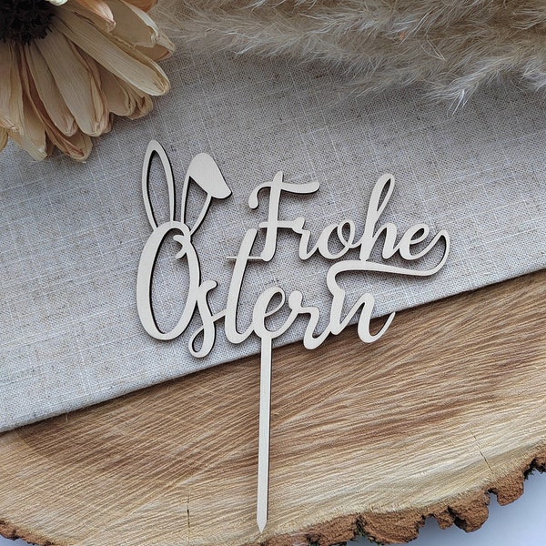 Frohe Ostern Cake Topper