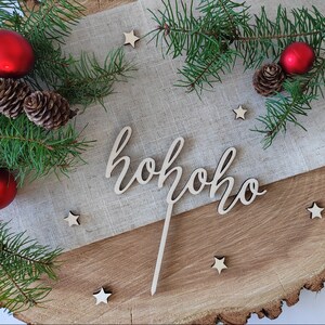 Caketopper Hohoho Weihnachten