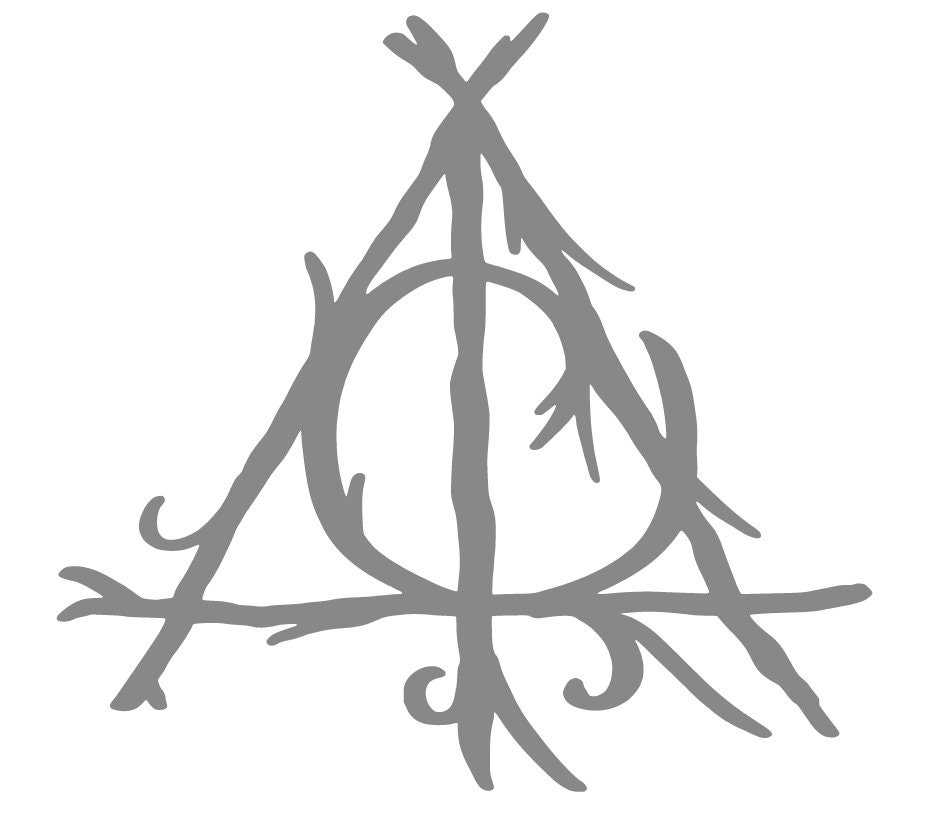 Deathly Hallows Stencil