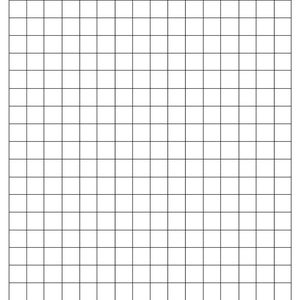 Grafiekpapier van een kwart inch