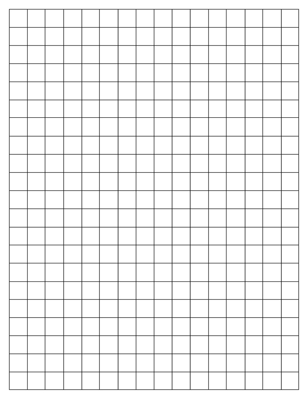 Quarter-inch Graph Paper - Etsy