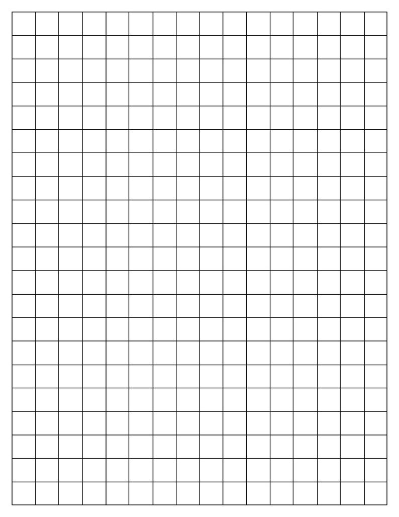 Quarter-inch Graph Paper - Etsy