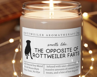 Rottweiler Gifts, Rottweiler Candle, Rottie Mom, Rottweiler Mom, Rotty Gift, Gift for Rottweiler Lover, Rottweiler Mother's Day Gift