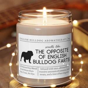 English Bulldog Gifts, English Bulldog Mom, Funny English Bulldog Gift, English Bulldog Candle, English Bulldog Owner, Bulldog Humor