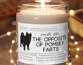 Pomsky Gifts, Pomsky Mom, Funny Pomsky Gift, Pomsky Candle, Gift for Pomsky Owner, Unique Gift for Pomsky Lover, Pomsky Christmas Gift,