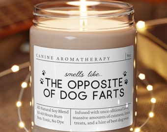 Dog Candle, Gift for Dog Owner, Gift from the Dog, Dog Fart Candle, Dog Mom Gift, Funny Dog Gift, Gift for Dog Lover, Mothers Day Gift