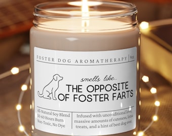 Foster Dog Gifts, Foster Dog Mom, Foster Dog Candle, Funny Foster Dog Gift, Dog Adoption, Dog Forever Home Gift, Dog Rescue