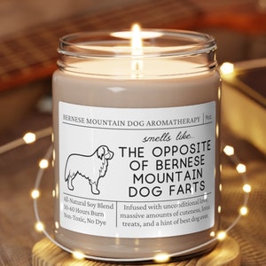 Bernese Mountain Dog Gifts, Bernese Mountain Dog Mom, Bernie Mom, Bernese Mountain Dog Candle, Bernese Mountain Dog Mother&#39;s Day Gift