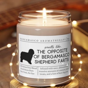 Bergamasco Gifts, Bergamasco Mom, Bergamasco Shepherd, Bergamasco Candle, Unique Gift for Bergamasco Shepherd Lover, Bergamasco Sheepdog