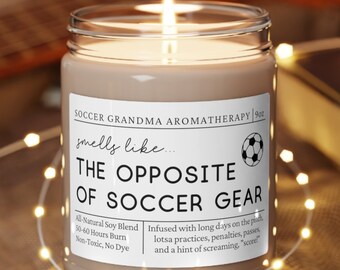 Soccer Grandma, Soccer Grandma Gifts, Soccer Grandma Candle, Soccer Grammy, Soccer Gram, Gift for Soccer Grandma, Christmas Gift