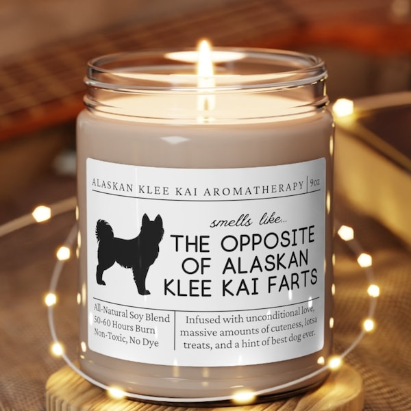 Alaskan Klee Kai Gifts, Alaskan Klee Kai Candle, Alaskan Klee Kai Mom, Gift for Alaskan Klee Kai Owner, Unique Alaskan Klee Kai Gift