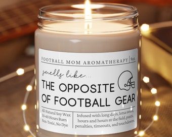 Football Mom, Football Mom Gift, Football Mom Candle, Football Banquet Gift, Gift for Football Team Mom, Football Mama, Mother's Day Gift