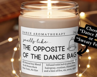 Dance Gifts, Dancer Gifts, Dance Candle, Dance Team Gifts, Dance Teacher Gifts, Dance Recital Gifts, Coaches Gifts Dance, Gift for Dancer