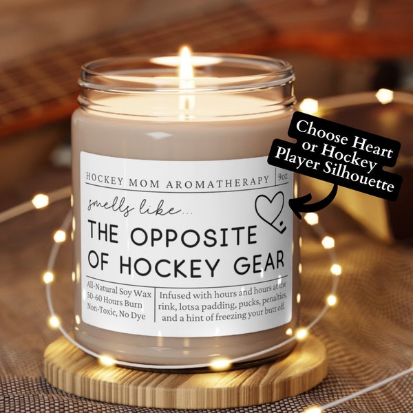 Hockey Mom, Hockey Mom Gift, Hockey Mom Candle, Gift for Mom, Gift for Hockey Mom, Unique Gift for Mom, Hockey Gift Manager, Mother's Day