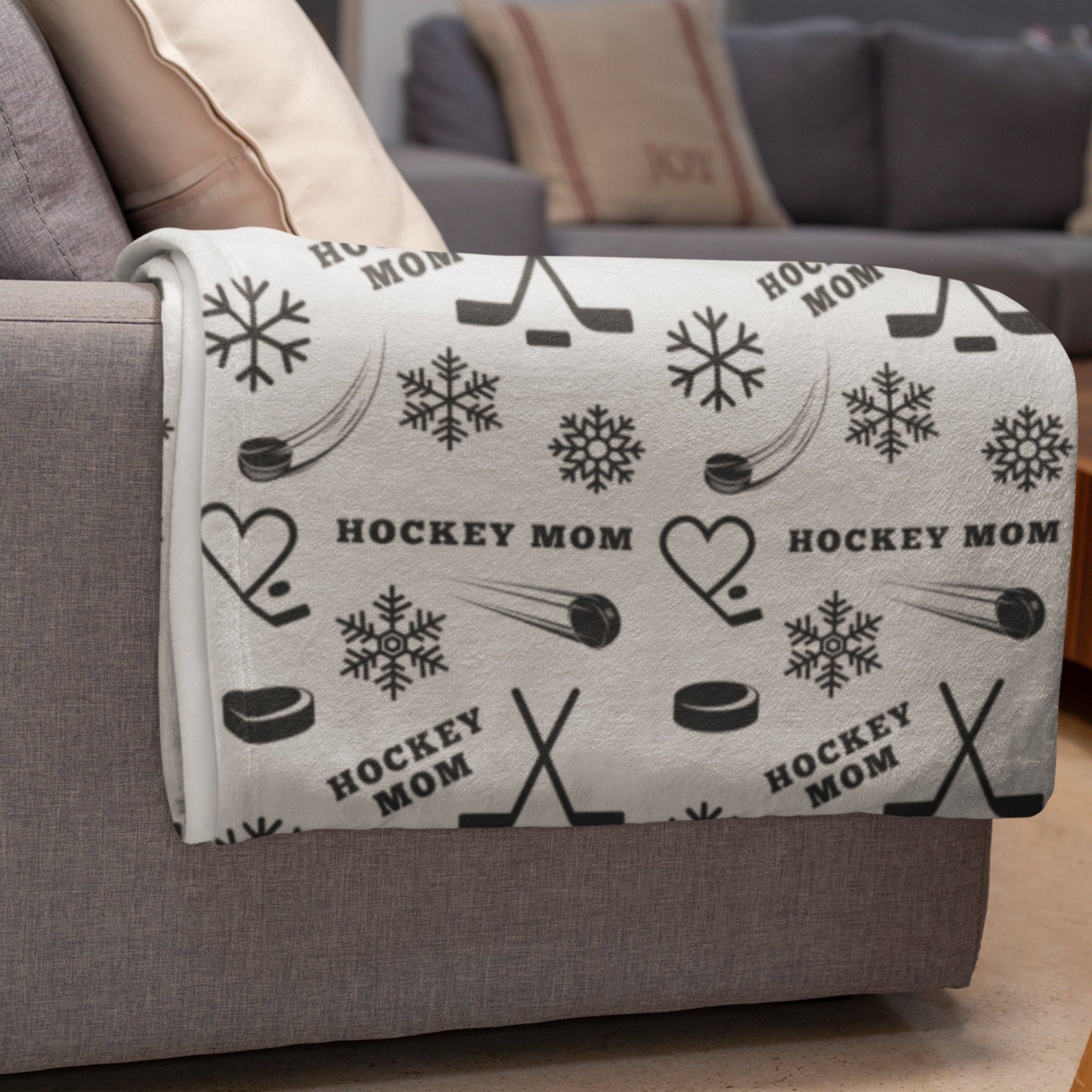 Hockey blankets for moms hotsell