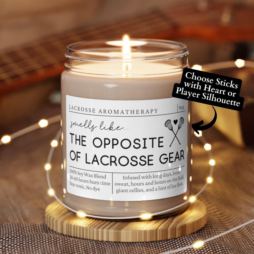 Lacrosse Gifts Lacrosse Candle Smells Like the Opposite of Etsy