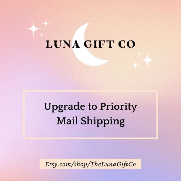 Upgrade to Priority Shipping (please only purchase this listing if we have already discussed)