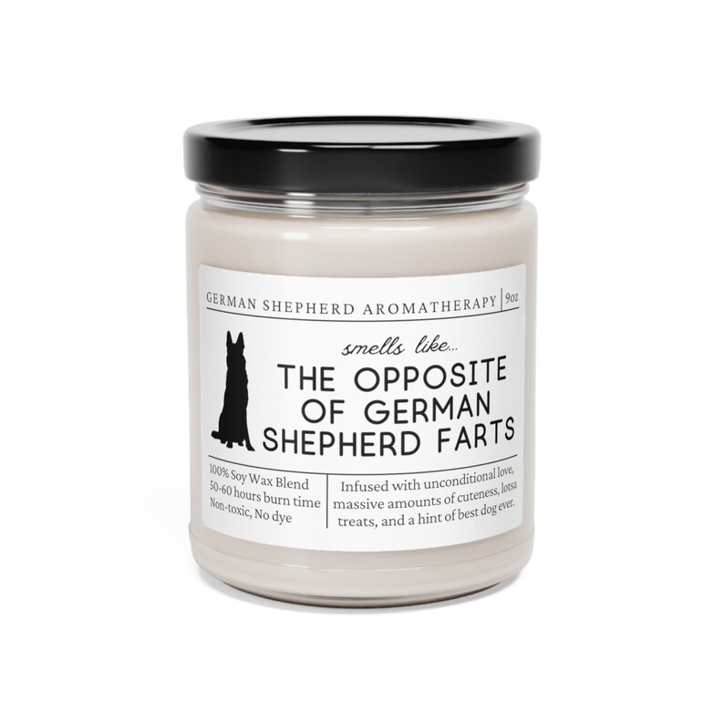 German Shepherd Gifts German Shepherd Candle Funny German Etsy