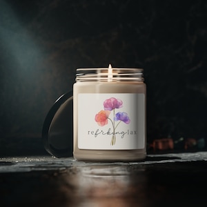 Relax Candle, Relaxation Gifts for Women, Relaxation Candle, Relaxing Vegan Candle, Relaxation Gift for Coworker, Relaxation Gift for Friend image 10