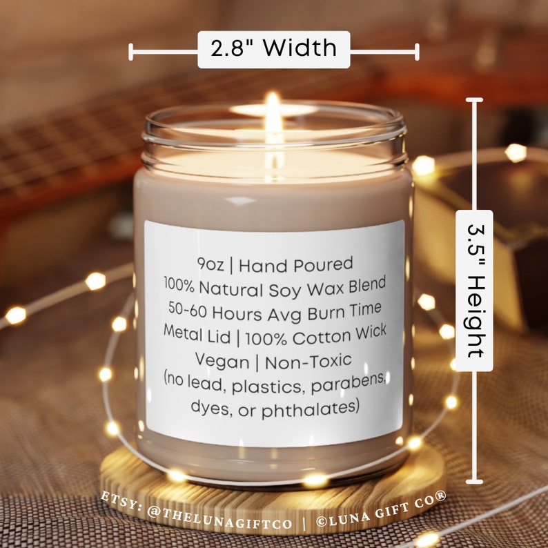 Swimmer Gifts, Swimmer Candle, Gift for Swimmer, Swim Gift, Swim Candle, Swim Team, Chlorine Candle, Smells Like the Opposite of Chlorine image 6