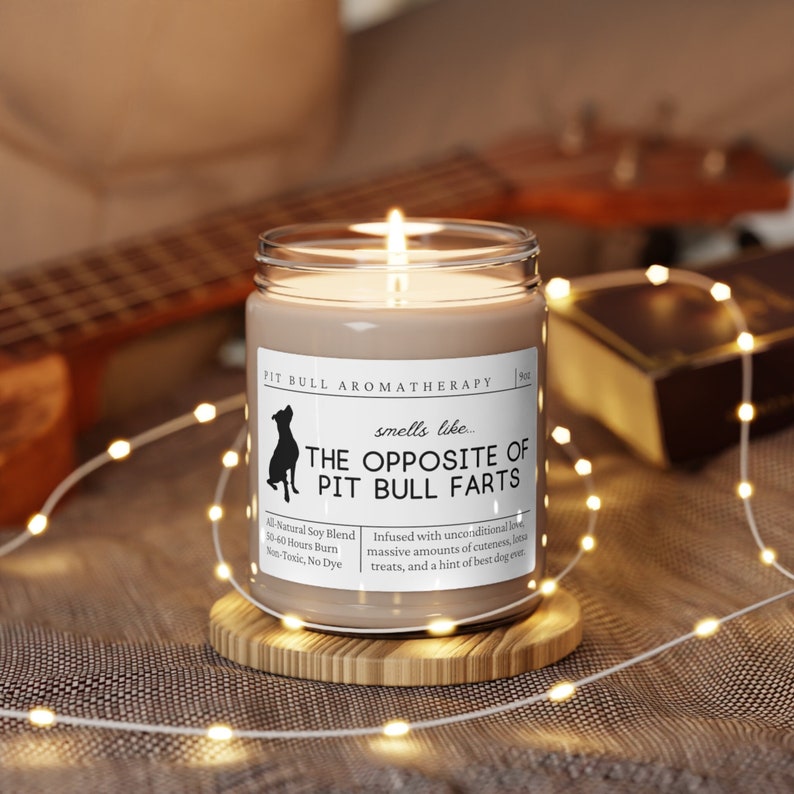 Pit Bull Gifts, Pitbull Mom, Pitty Dog Mom, Funny Pitbull Gift, Pitbull Candle, Pit bull Owner, Pitbull Lover, Pit Bull Mother's Day Gift image 1