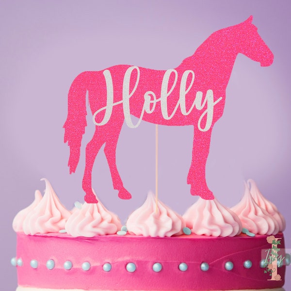 Horse Cake Topper Birthday - Etsy