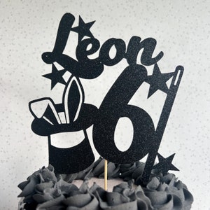 Cake topper assortis Joyeux anniversaire thème Sorciers