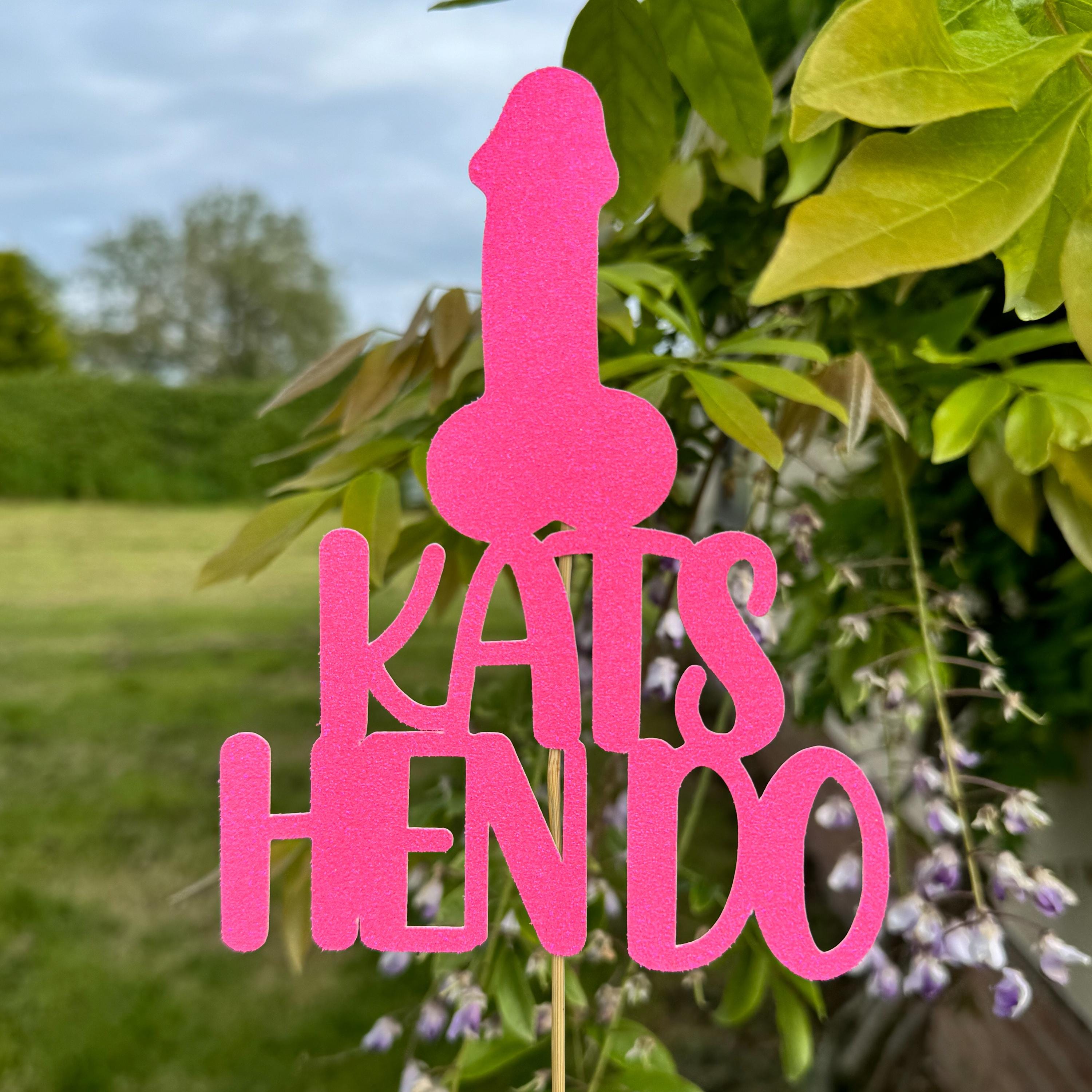 Hen Do Same Penis Forever Personalised Custom Glitter Cake Topper Willy Penis Party Decoration Bachelorette