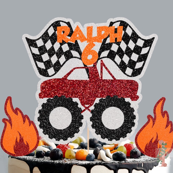 Monster Truck Cake Topper - Etsy