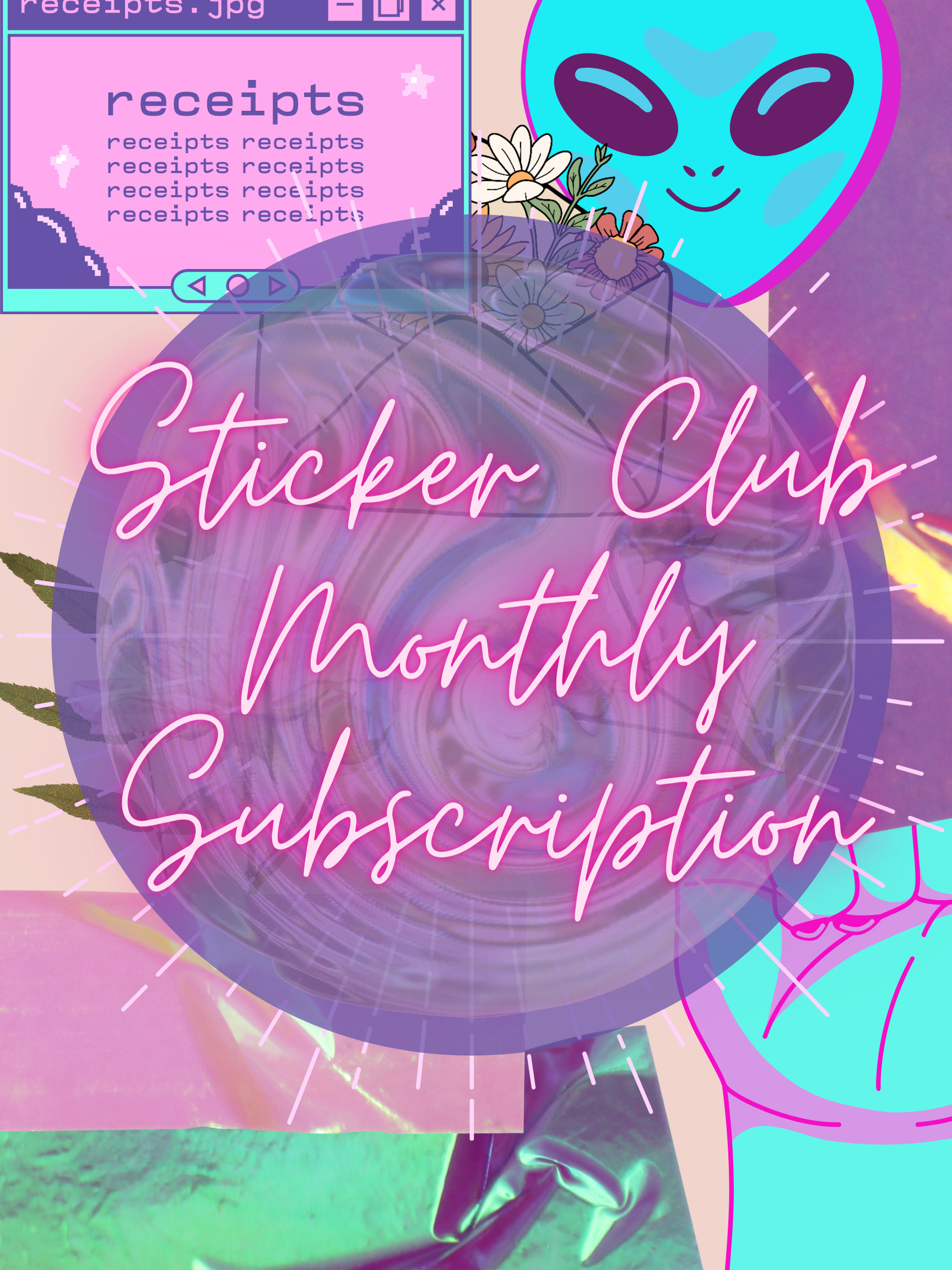 Alt U Sticker Club Monthly Subscription Box Sticker Club - Etsy