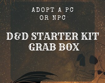 D&D Starter Kit/Centro adozione personaggi non giocanti e personaggi giocanti/TTRPG Grab Bags