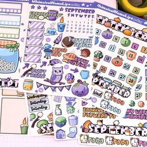 September Planner Stickers: Fall Journal Kit (2026 Update)