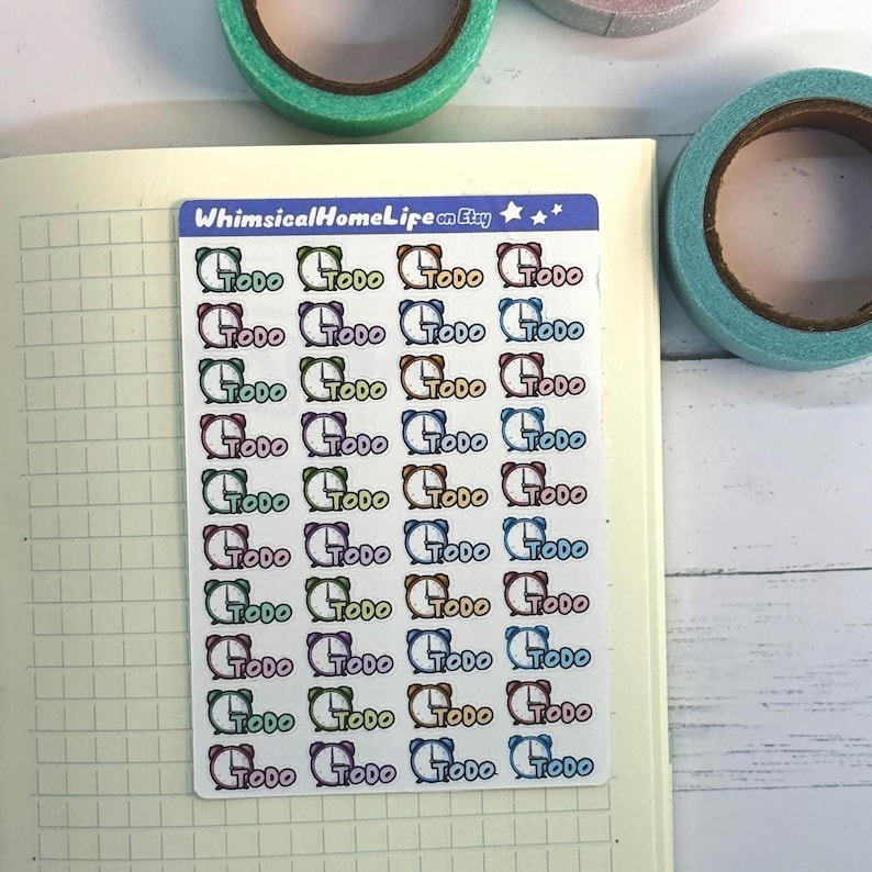 To Do Planner Stickers: Reminders and Todo List Tracking immagine 4