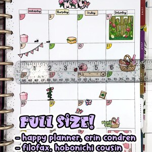 March Planner Stickers (2027 Update) – St. Patrick's Day & Easter, Spring Monthly Kit image 14
