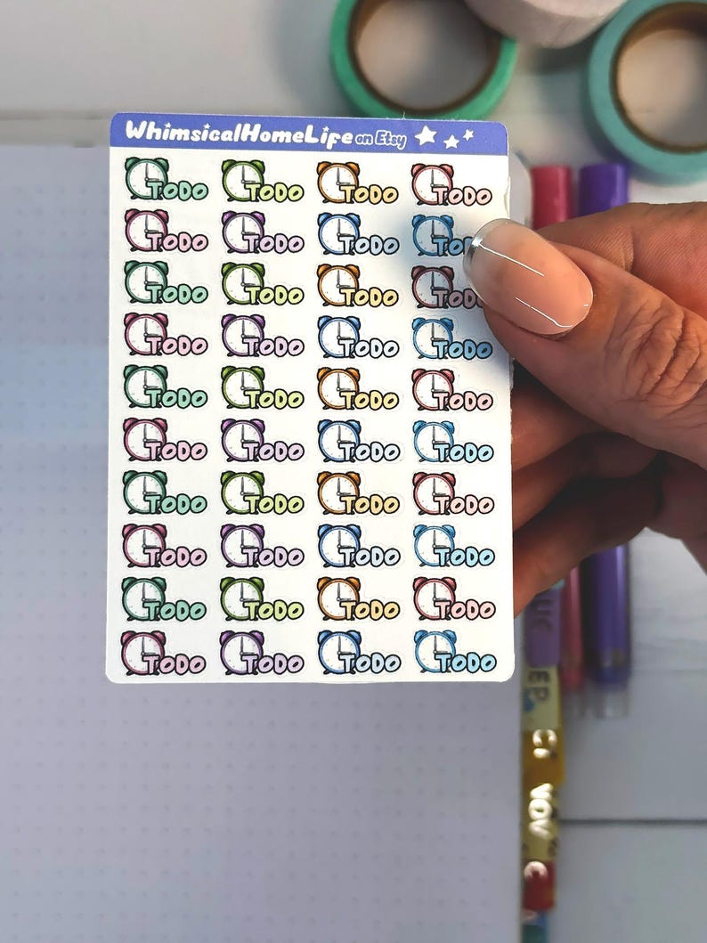 To Do Planner Stickers: Reminders and Todo List Tracking immagine 5