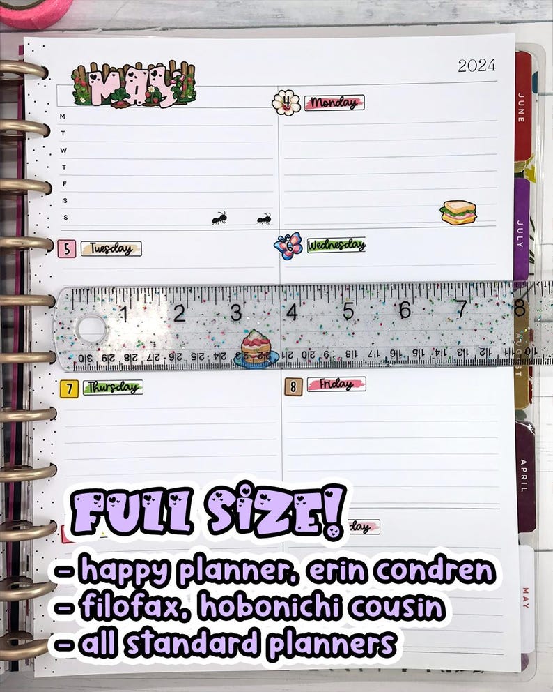 March Planner Stickers (2027 Update) – St. Patrick's Day & Easter, Spring Monthly Kit image 15
