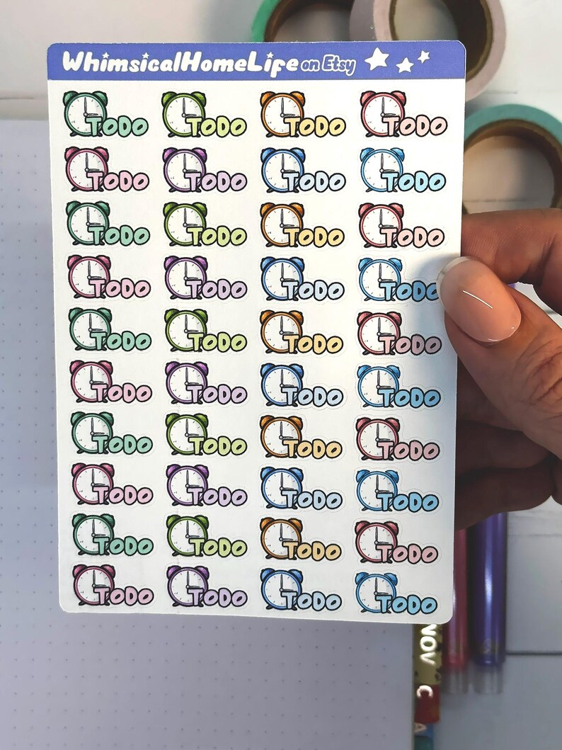To Do Planner Stickers: Reminders and Todo List Tracking immagine 3