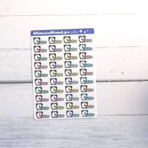To Do Planner Stickers: Reminders and Todo List Tracking immagine 7