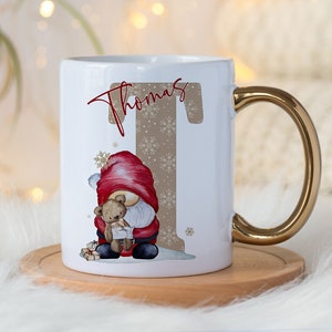 Personalised Santa Gonk Christmas Mug - Santa Gnome Mug gift - Stocking Filler